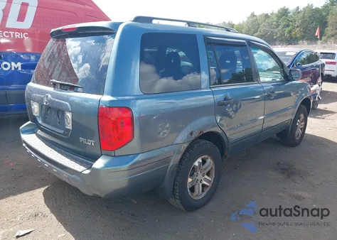 2005 Honda Pilot Ex из США, поврежденный, VIN 2HKYF18435H543559